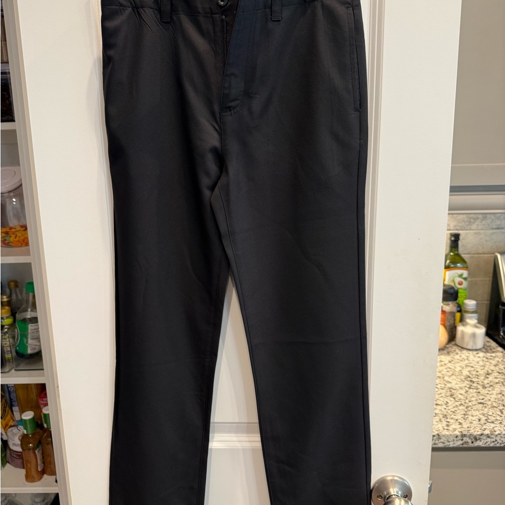 Class Club Men's Elegant Black Dress Pants